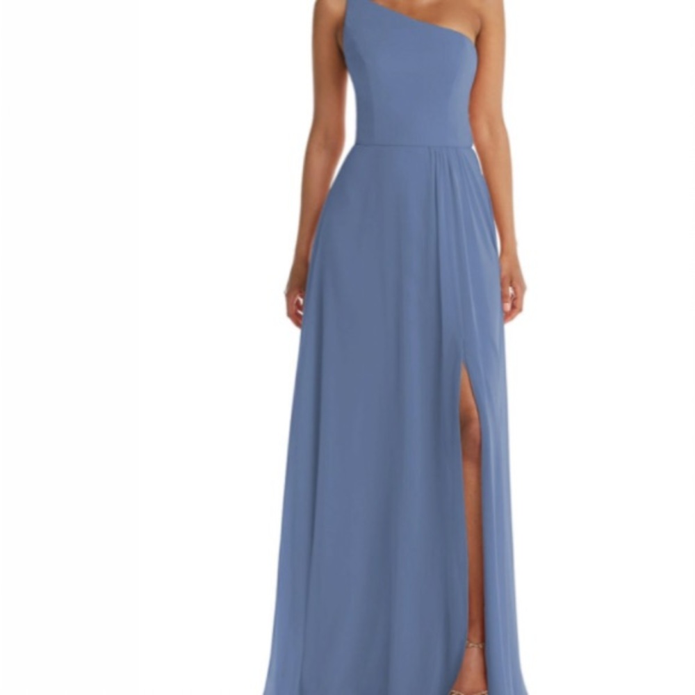 Bella bridesmaid (after 6) blue dress